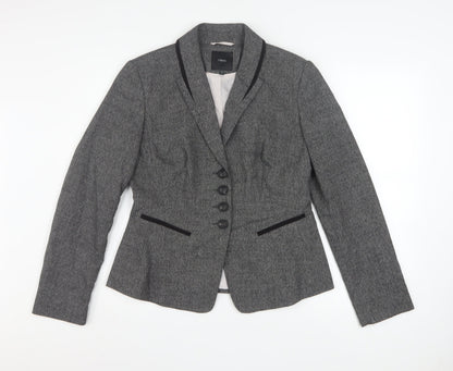 Womens UK Size 12 NEXT Regular Grey Blazer