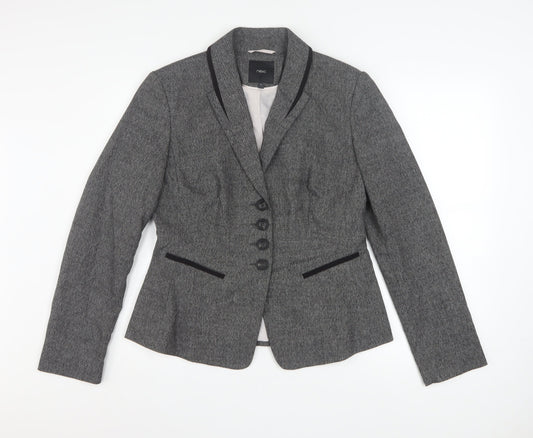 Womens UK Size 12 NEXT Regular Grey Blazer
