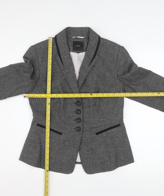 Womens UK Size 12 NEXT Regular Grey Blazer