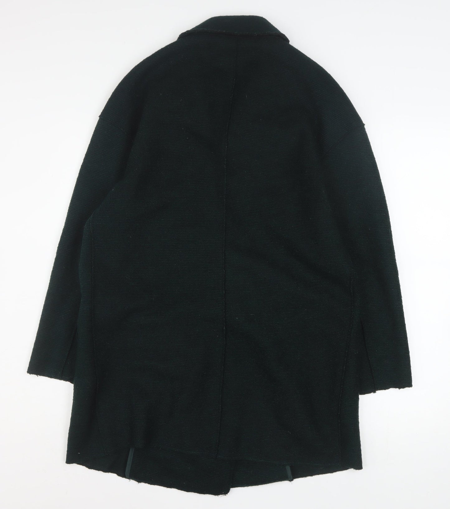 Womens UK Size XS Zara Black Pea Coat