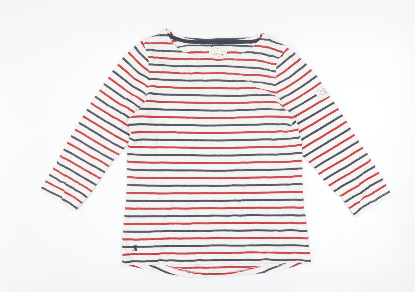 Womens UK Size 10 Joules Multicoloured Basic T-Shirt