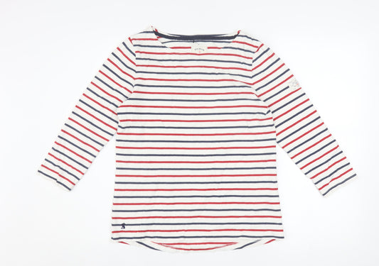 Womens UK Size 10 Joules Multicoloured Basic T-Shirt
