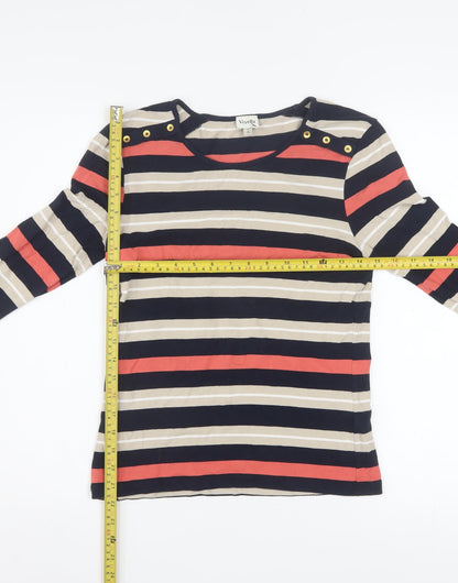 Womens UK Size S Viyella Multicoloured Basic T-Shirt