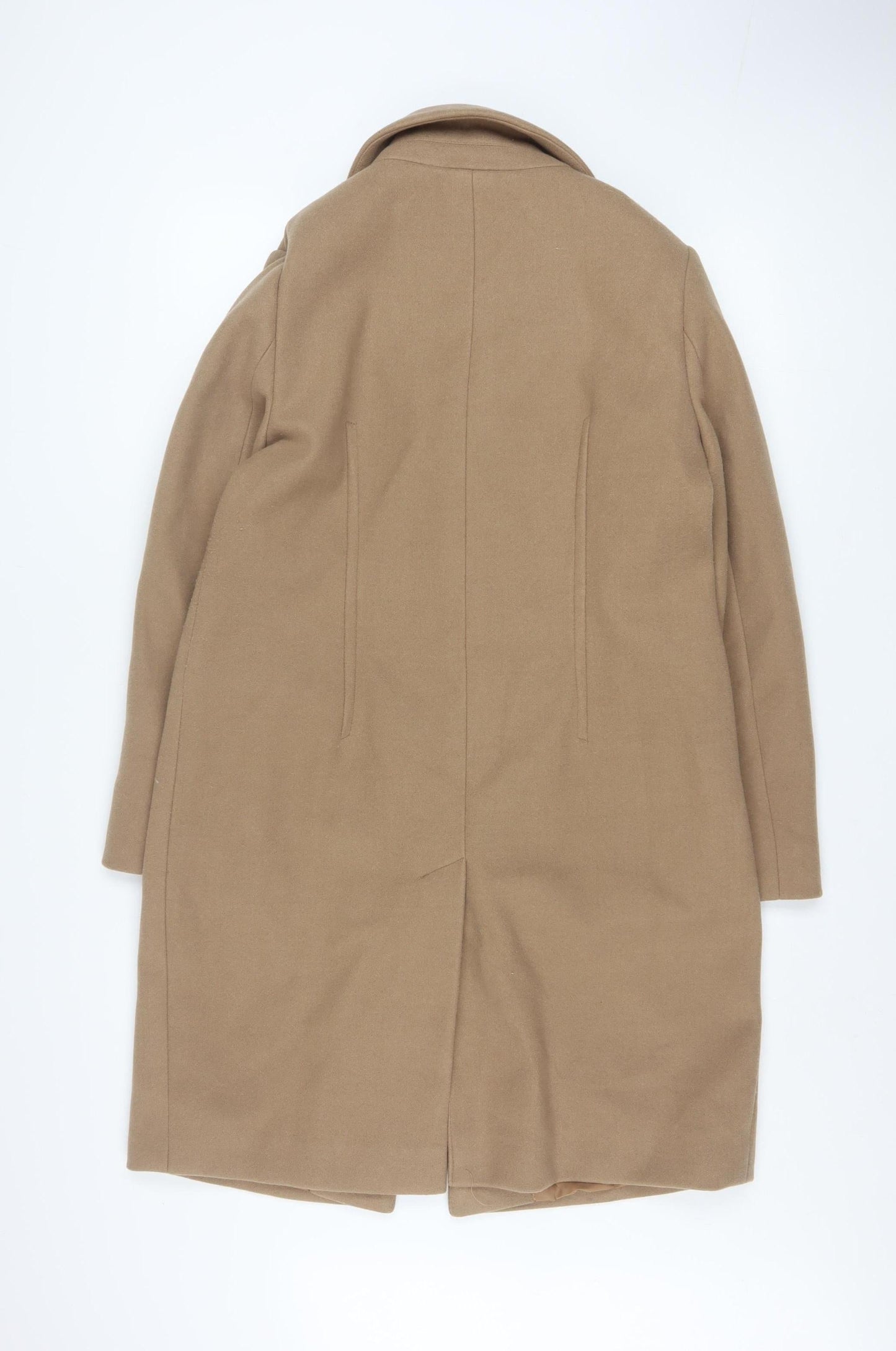 Womens UK Size 12 Marks and Spencer Beige Overcoat