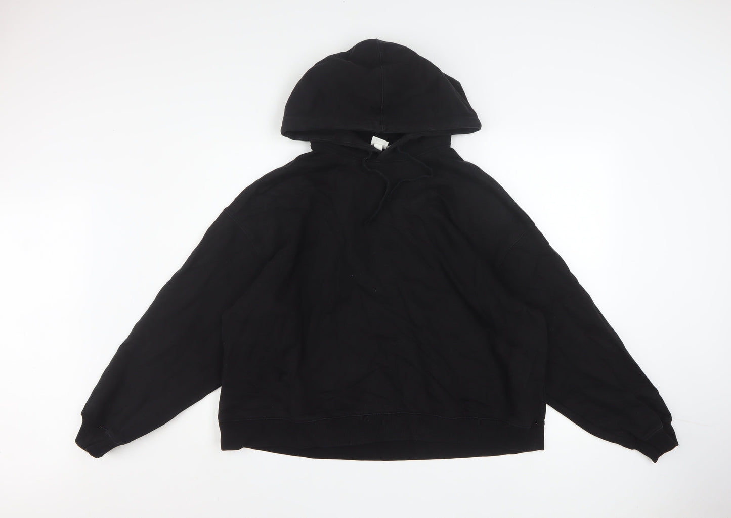 Womens UK Size L H&M Black Pullover Hoodie