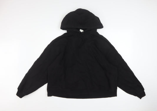 Womens UK Size L H&M Black Pullover Hoodie