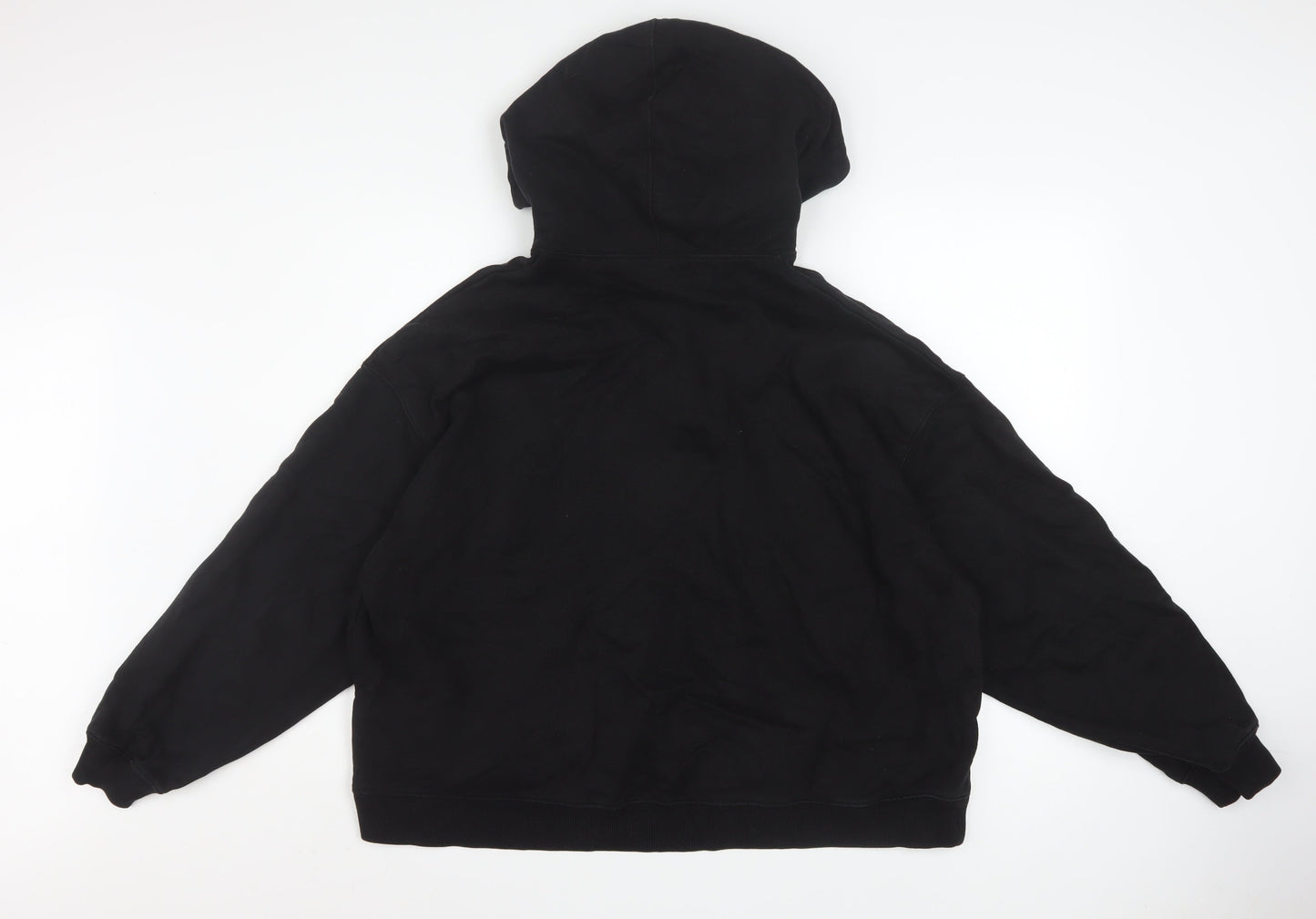 Womens UK Size L H&M Black Pullover Hoodie