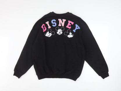 Womens UK Size S George Black Pullover Sweatshirt