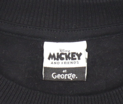Womens UK Size S George Black Pullover Sweatshirt