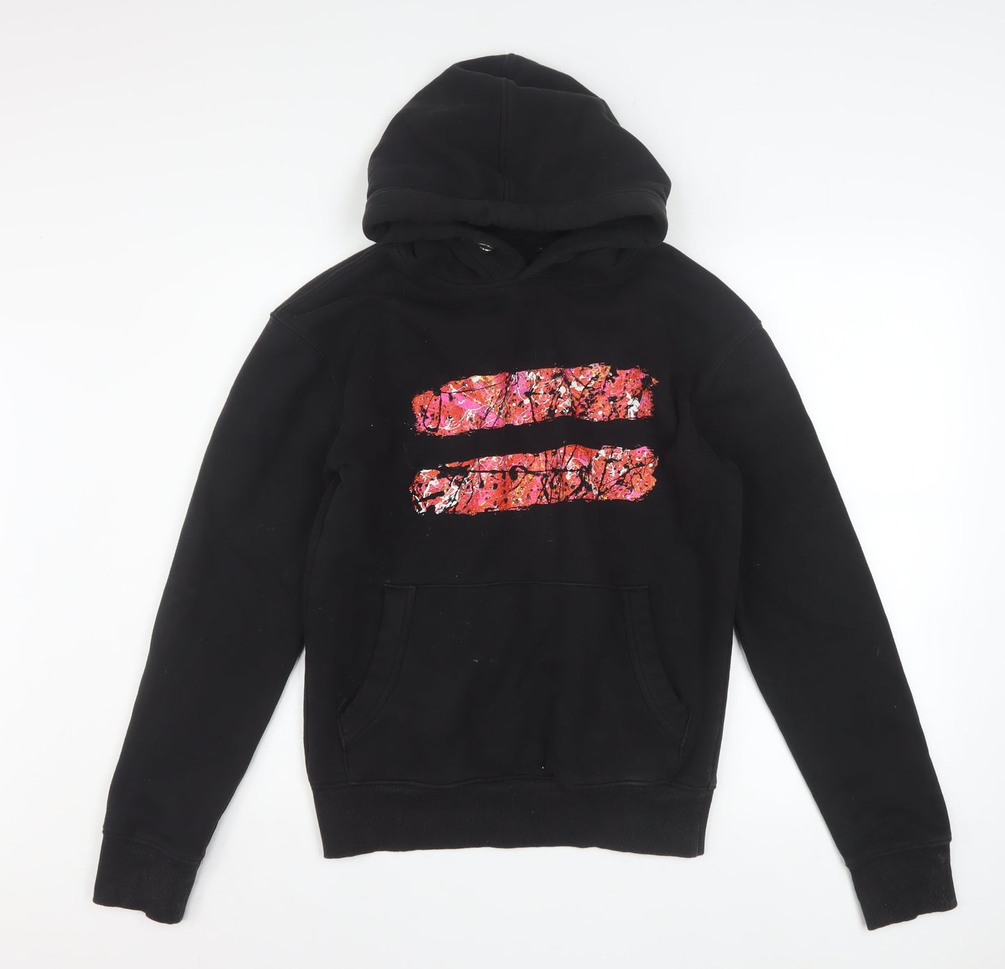 Womens UK Size S Ed Sheeran Black Pullover Hoodie
