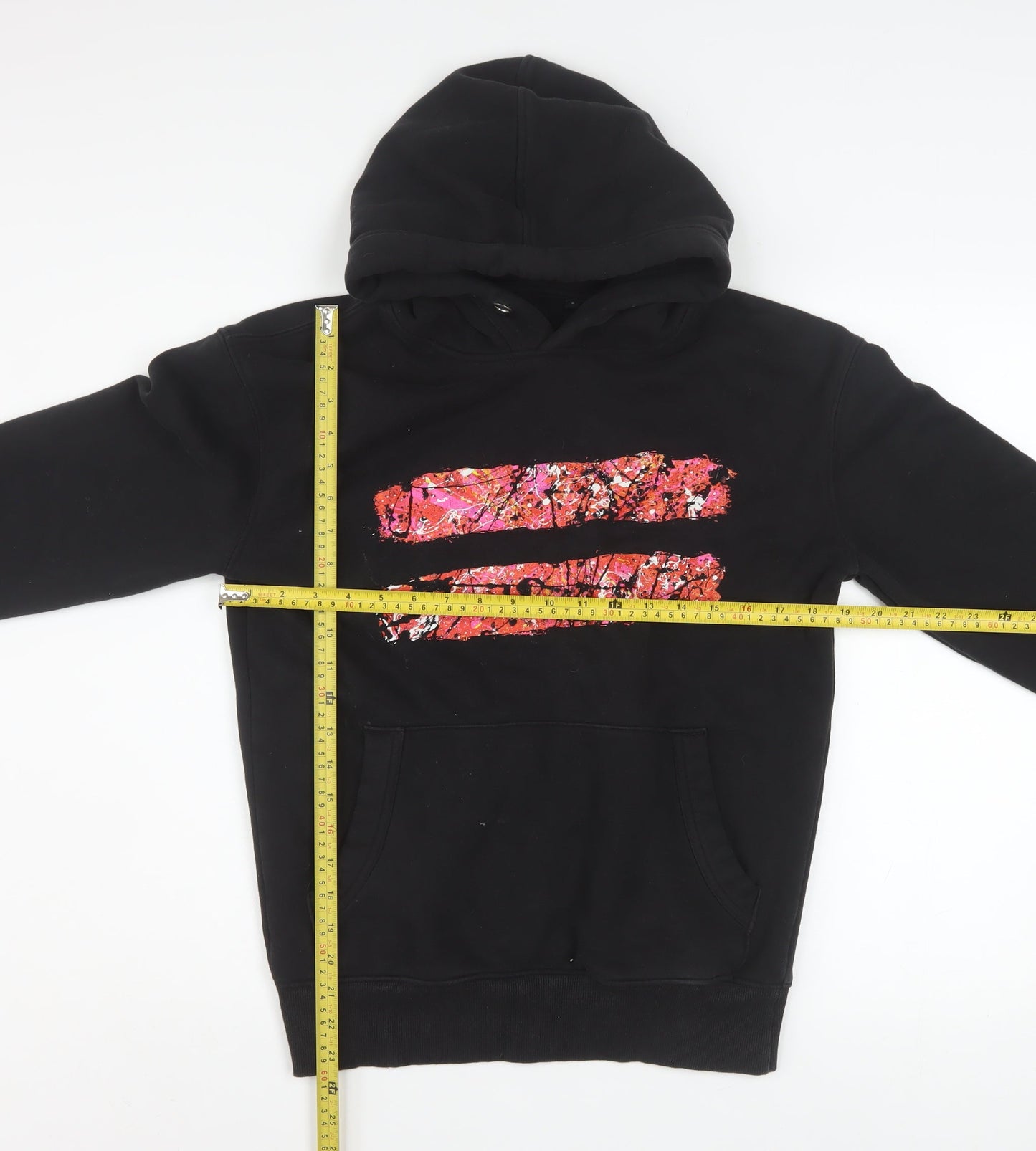 Womens UK Size S Ed Sheeran Black Pullover Hoodie