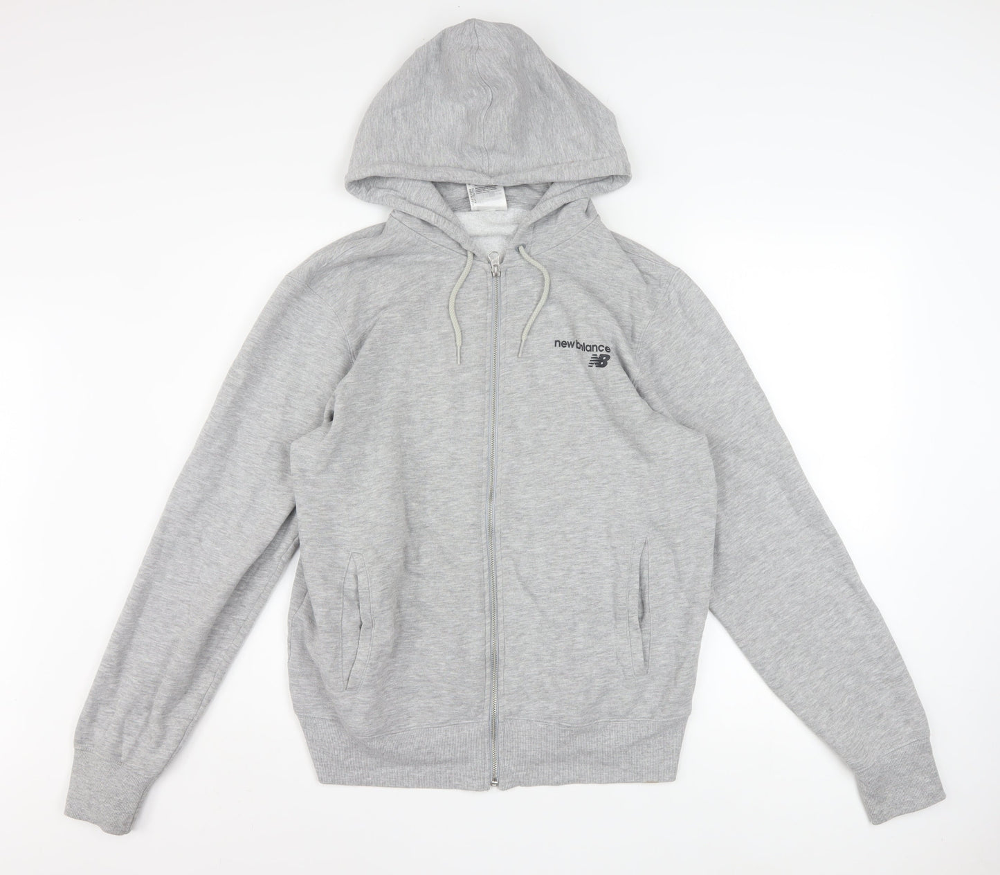 Mens UK Size M New Balance Grey Full Zip Hoodie