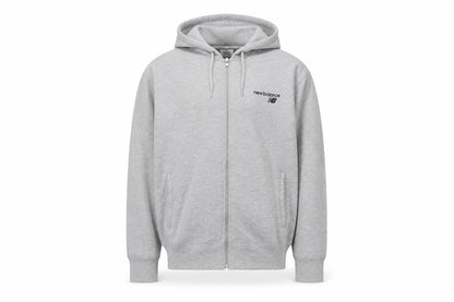 Mens UK Size M New Balance Grey Full Zip Hoodie