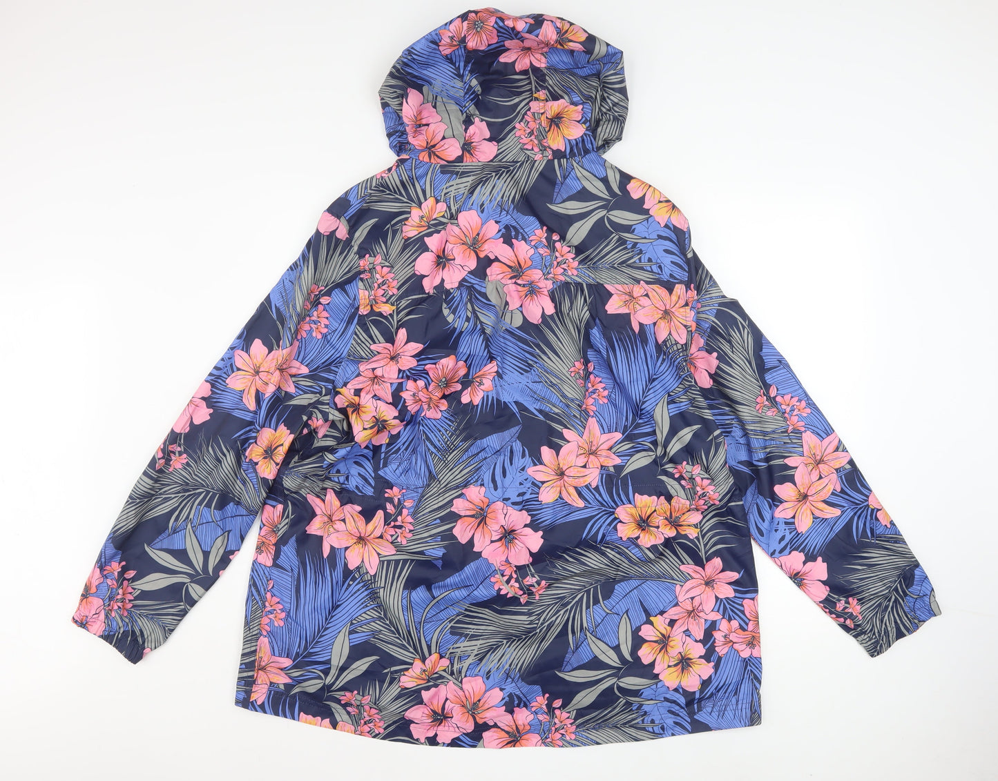 Womens UK Size 18 Debenhams Multicoloured Rain Coat