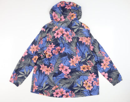 Womens UK Size 18 Debenhams Multicoloured Rain Coat