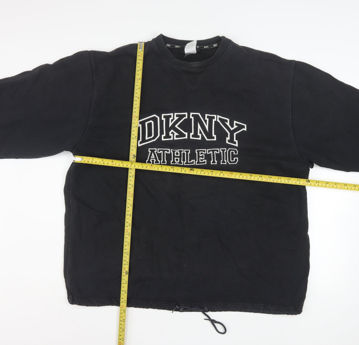 Mens UK Size M DKNY Black Pullover Sweatshirt