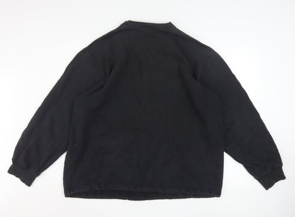 Mens UK Size M DKNY Black Pullover Sweatshirt