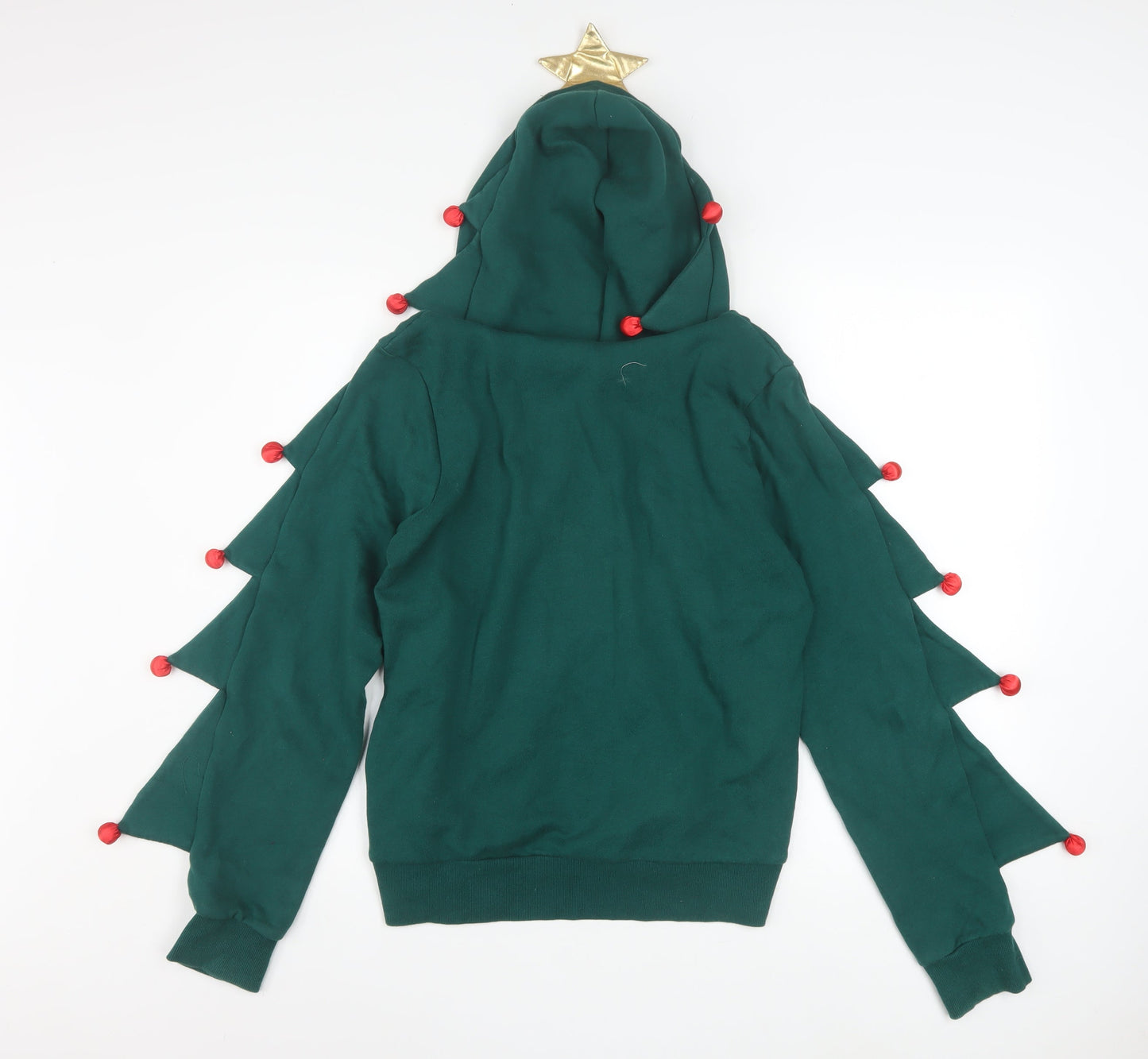 Womens UK Size S H&M Green Pullover Hoodie
