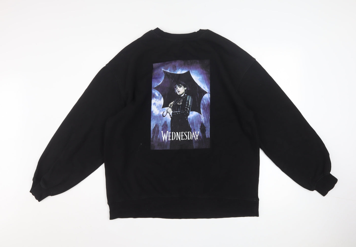 Womens UK Size 12 H&M Black Pullover Sweatshirt