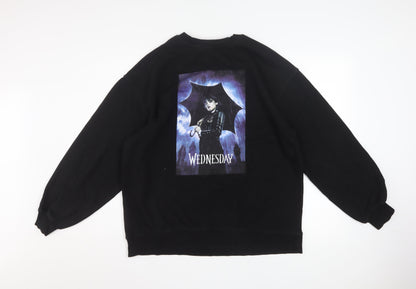 Womens UK Size 12 H&M Black Pullover Sweatshirt
