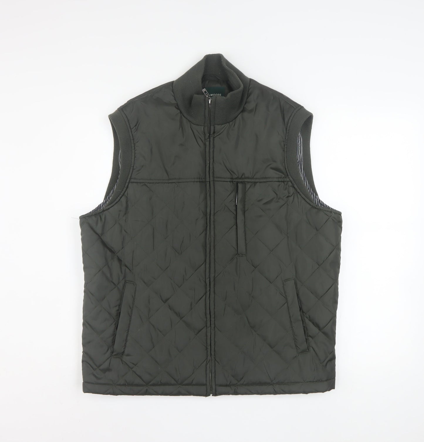 Mens UK Size M Greenwoods Green Bodywarmer