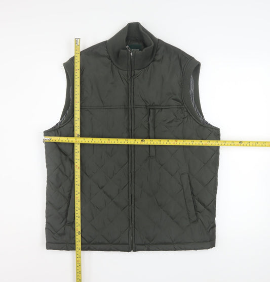 Mens UK Size M Greenwoods Green Bodywarmer