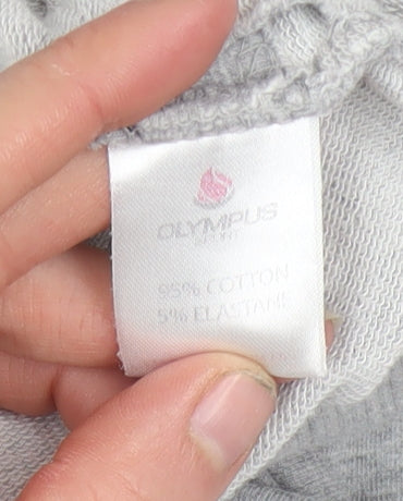Womens UK Size 18 Olympus Sport Grey Full Zip Hoodie