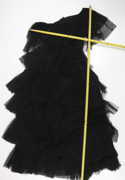 Womens UK Size 8 Warehouse Asymmetric Dress