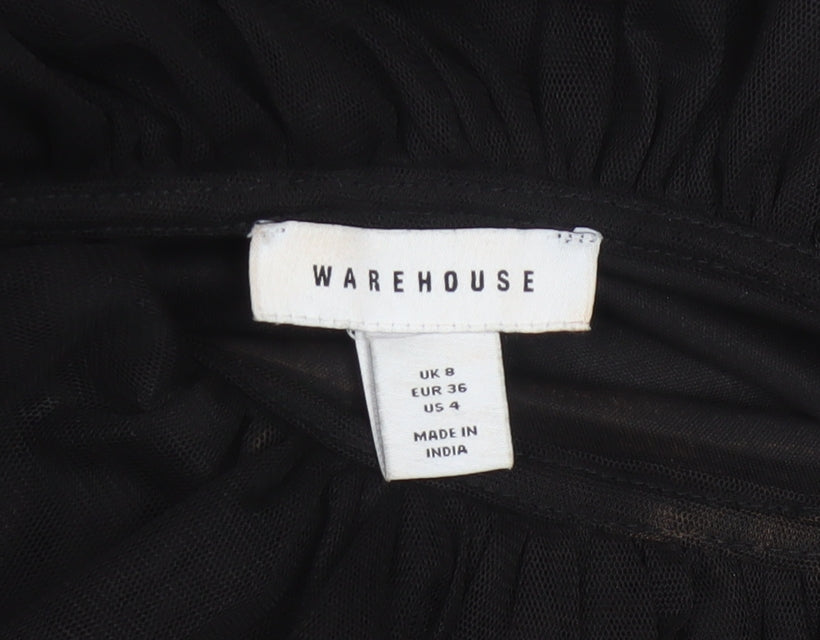 Womens UK Size 8 Warehouse Asymmetric Dress
