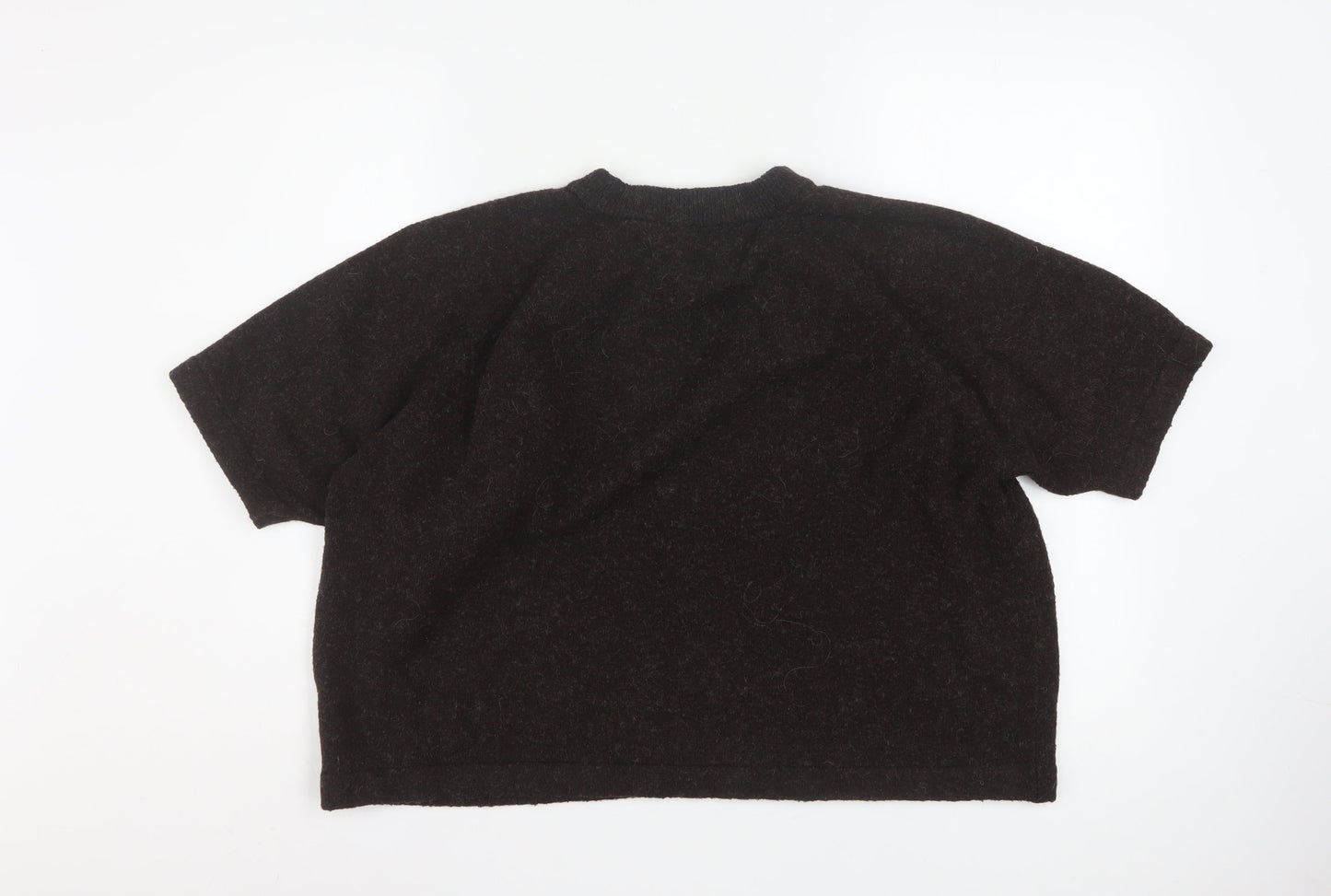 Womens UK Size XL The Set Black Basic T-Shirt