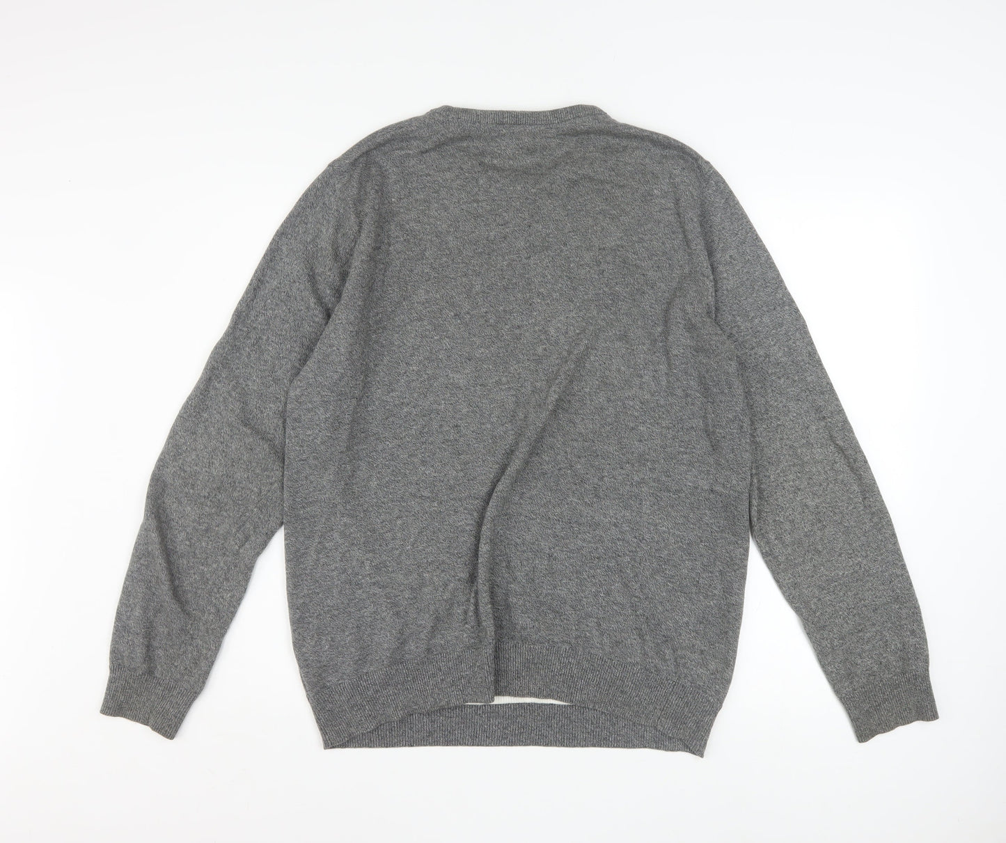 Mens UK Size M TU Grey Pullover Jumper