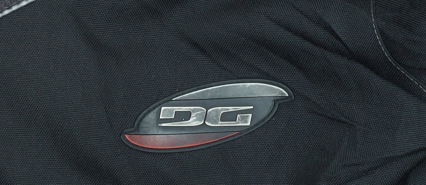 Mens UK Size L DG Black Motorcycle Jacket