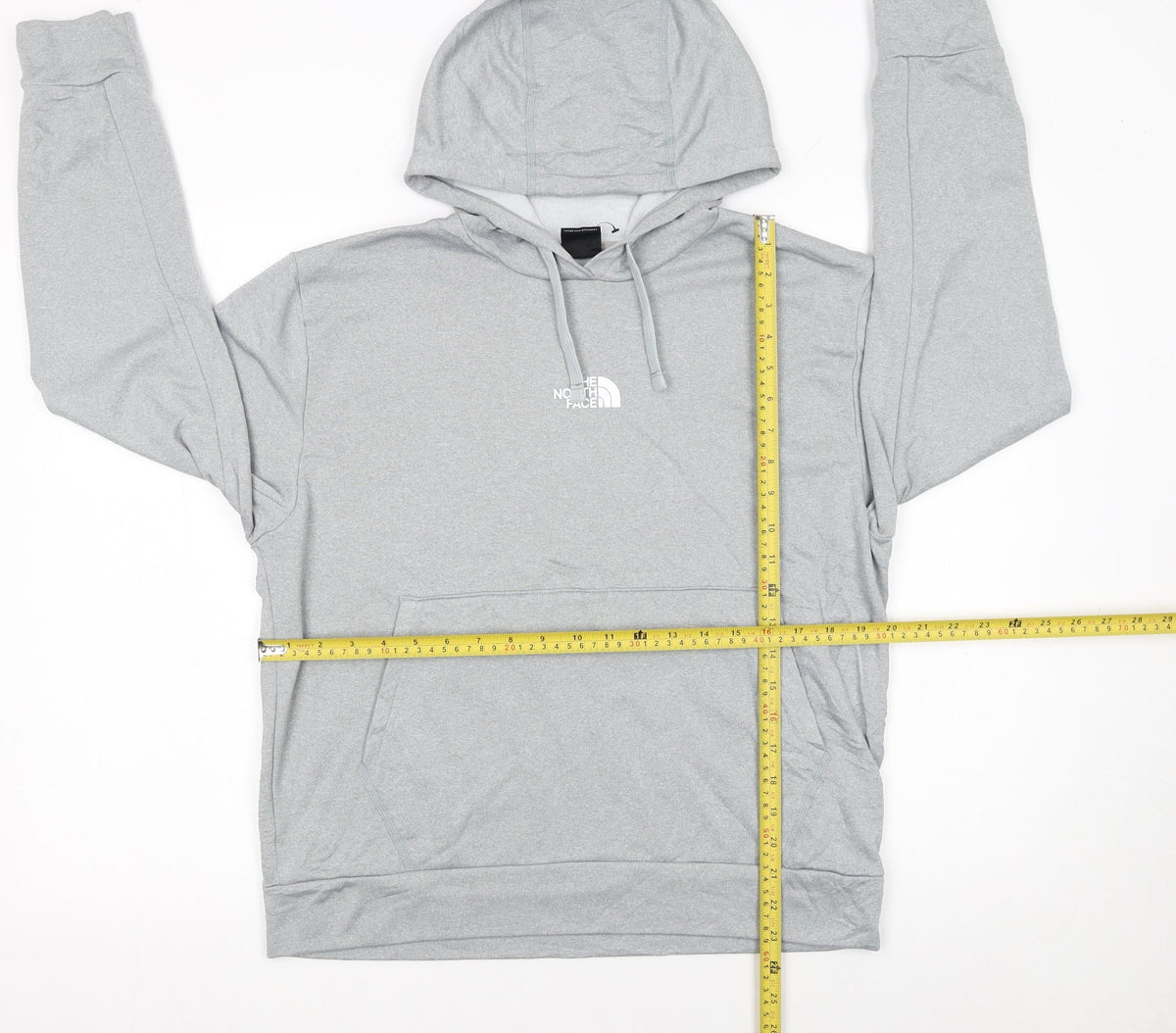 Womens UK Size M The North Face Grey Pullover Hoodie