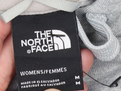 Womens UK Size M The North Face Grey Pullover Hoodie