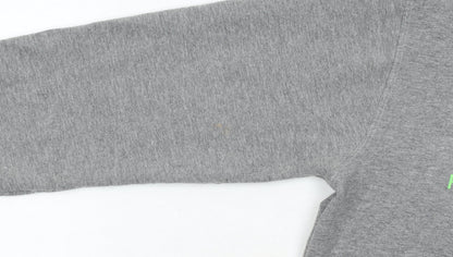 Hugo Boss Boys Grey Logo Pullover Sweatshirt 16 Years Regular Fit