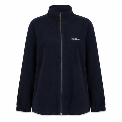 Reebok Essentials Women's Blue Fleece Zip Jacket Size 10