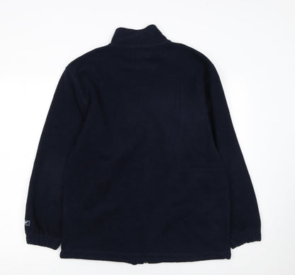 Reebok Essentials Women's Blue Fleece Zip Jacket Size 10