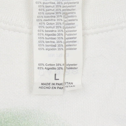 Womens UK Size L Cotton Heritage White Pullover Sweatshirt