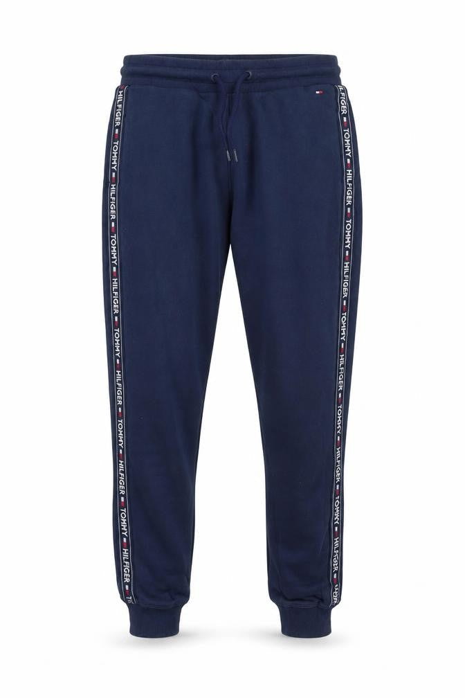 Tommy Hilfiger Men's Blue Jogger Sweatpants Size S Logo Trim