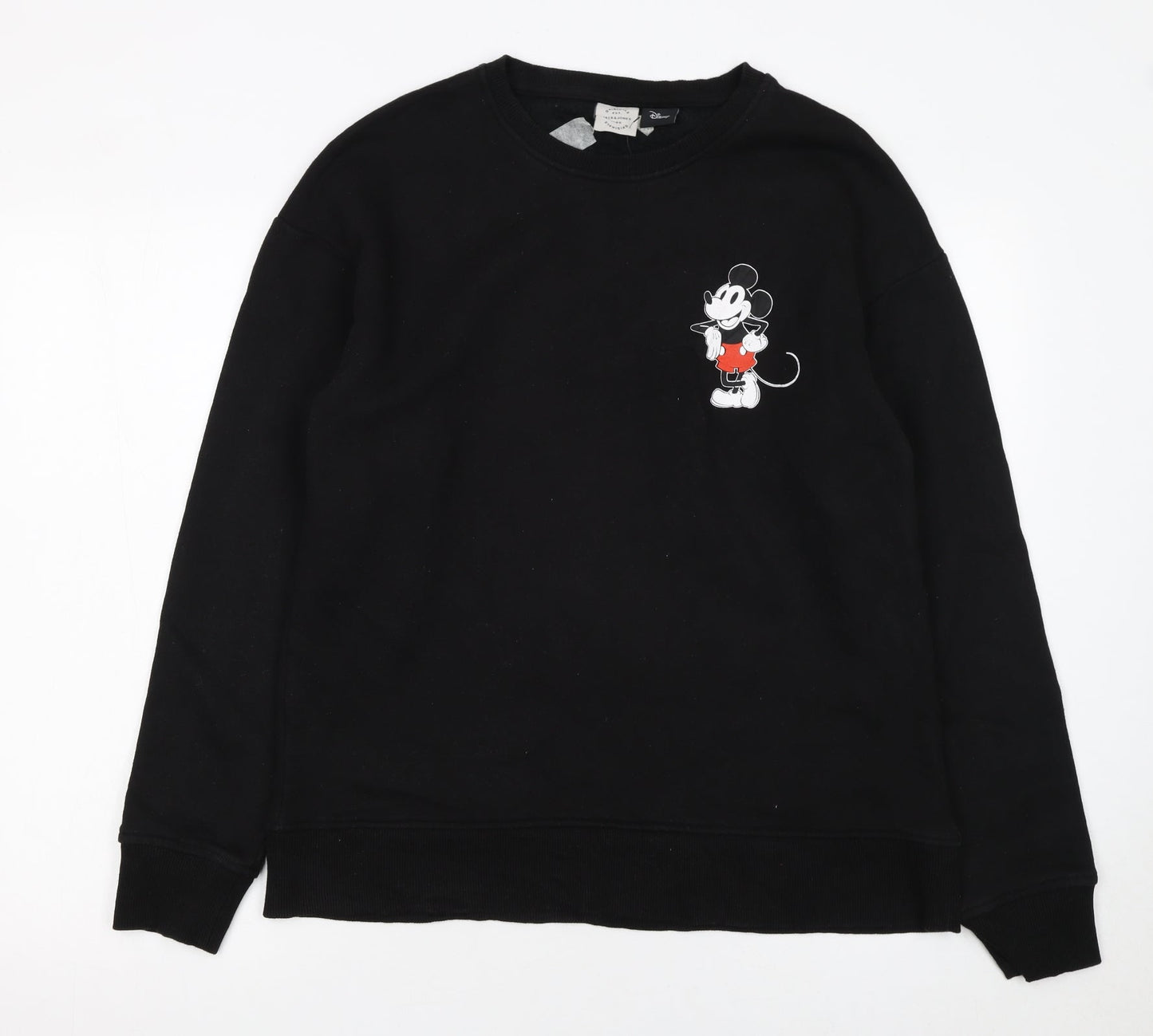 Mens UK Size M JACK & JONES Black Pullover Sweatshirt