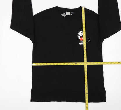 Mens UK Size M JACK & JONES Black Pullover Sweatshirt