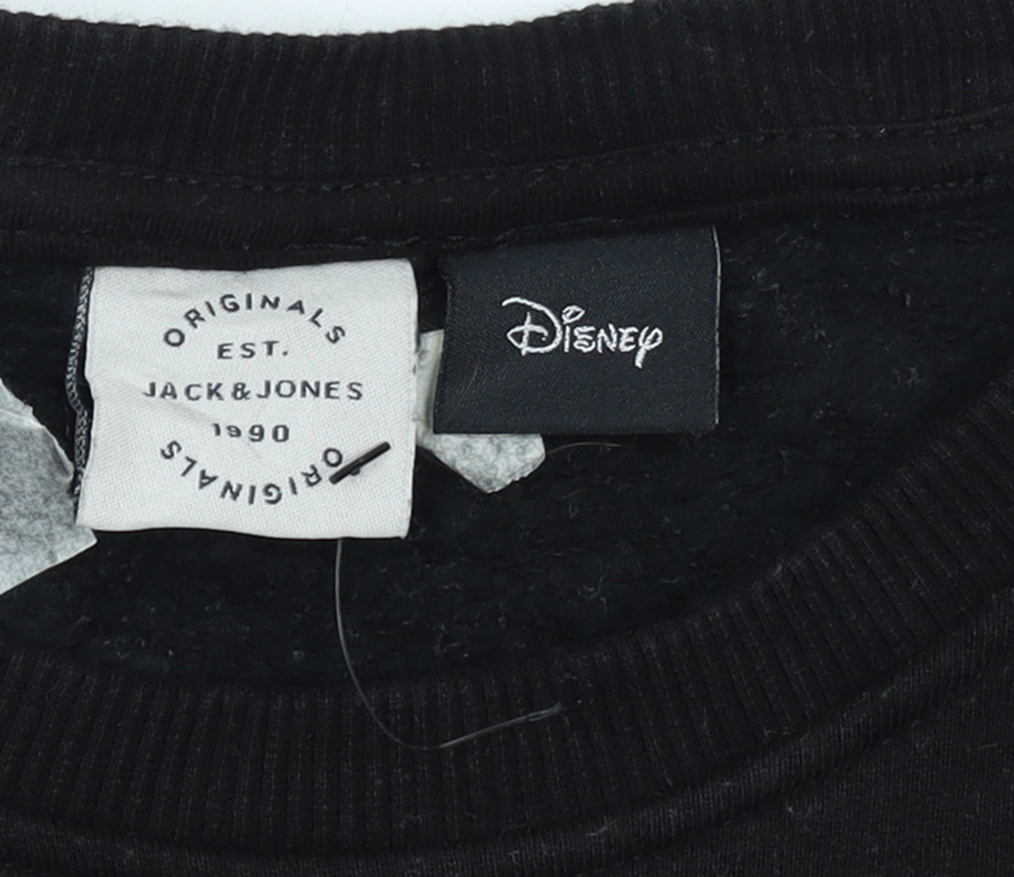Mens UK Size M JACK & JONES Black Pullover Sweatshirt
