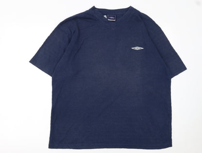 Mens UK Size L Umbro Blue  T-Shirt