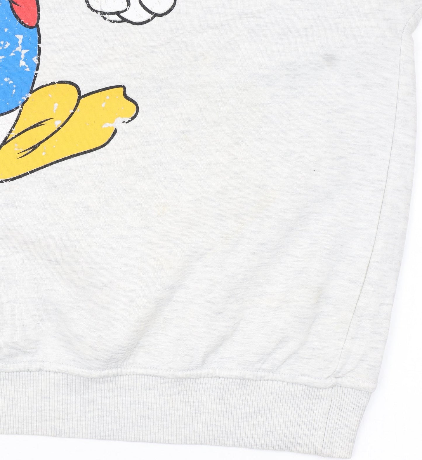 Womens UK Size 12/14 Disney Grey Pullover Sweatshirt