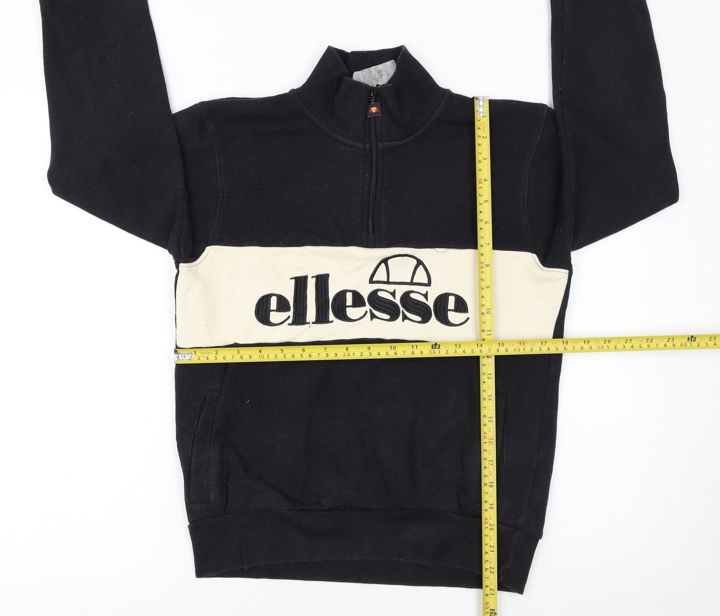 Womens UK Size 6 ellesse Black Pullover Sweatshirt
