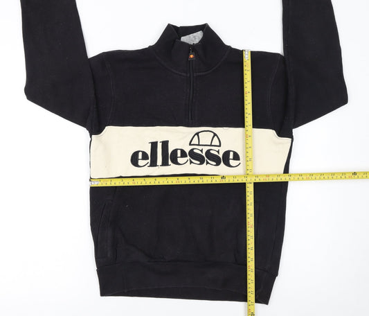 Womens UK Size 6 ellesse Black Pullover Sweatshirt