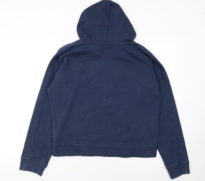 Womens UK Size 14 Reebok Blue Pullover Hoodie
