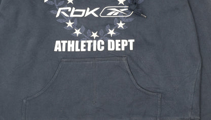 Womens UK Size 14 Reebok Blue Pullover Hoodie