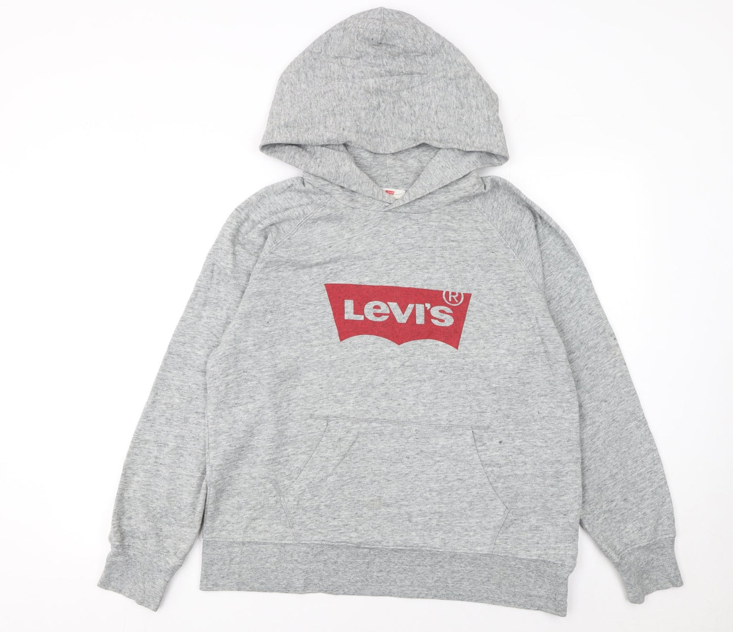 Mens UK Size M Levi's Grey Pullover Hoodie
