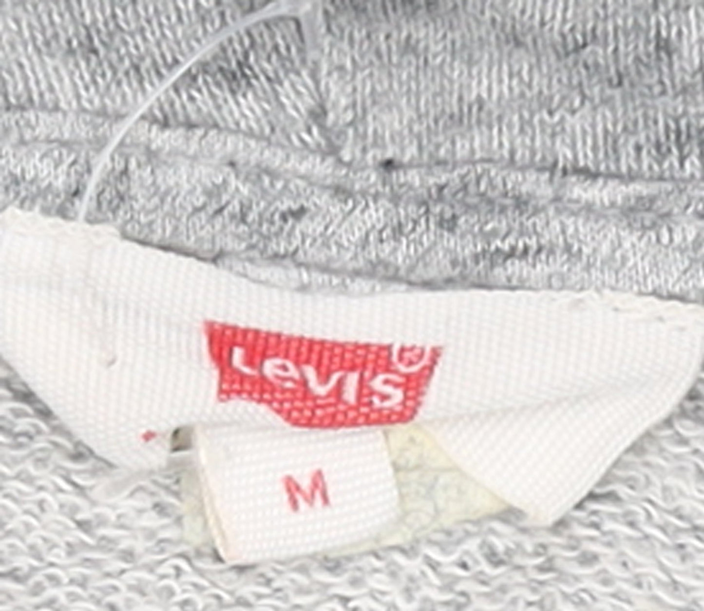 Mens UK Size M Levi's Grey Pullover Hoodie